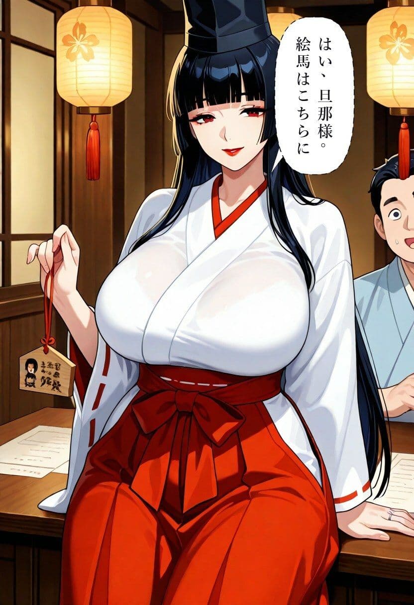 縁結び神社の若奥様は、参拝客を「ご利益」で食べる 〜人妻巫女・沙耶 （29） に、境内で飼われた話〜 サンプル3