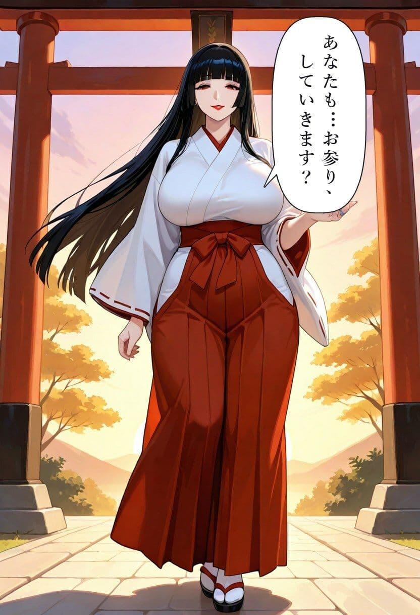 縁結び神社の若奥様は、参拝客を「ご利益」で食べる 〜人妻巫女・沙耶 （29） に、境内で飼われた話〜 サンプル10