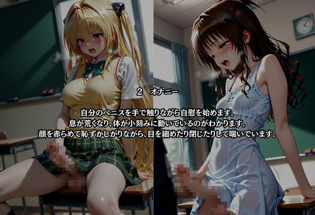 放課後、ふたなりは見つかってしまった。 サンプル2