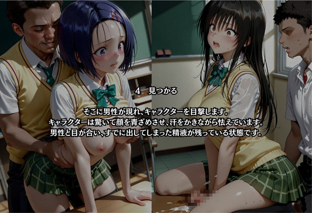 放課後、ふたなりは見つかってしまった。 サンプル4