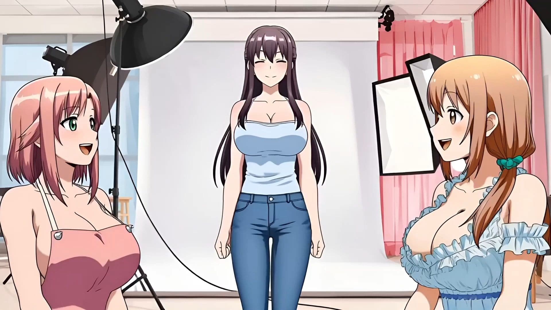 美奈さんのくしゃみ撮影スタジオ！（MP4アニメ）/ Mina’s Sneeze Photo Studio！（MP4 Anime） サンプル1