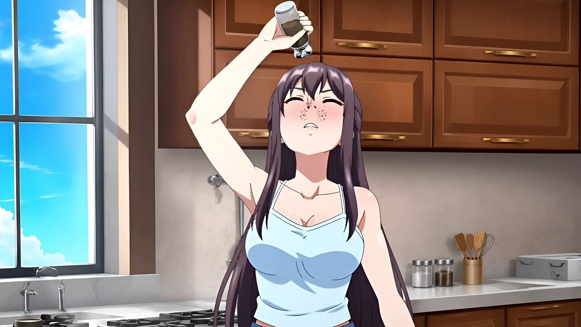 美奈さんのくしゃみ撮影スタジオ！（MP4アニメ）/ Mina’s Sneeze Photo Studio！（MP4 Anime） サンプル4