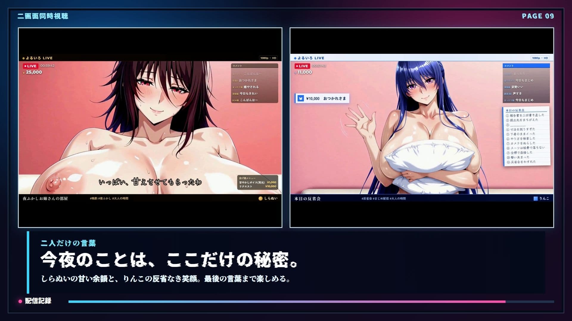 【4K60FPS】ムラムラ慰め 潮吹きピュッピュッ生配信 RINKO＆SHIRANUI サンプル9