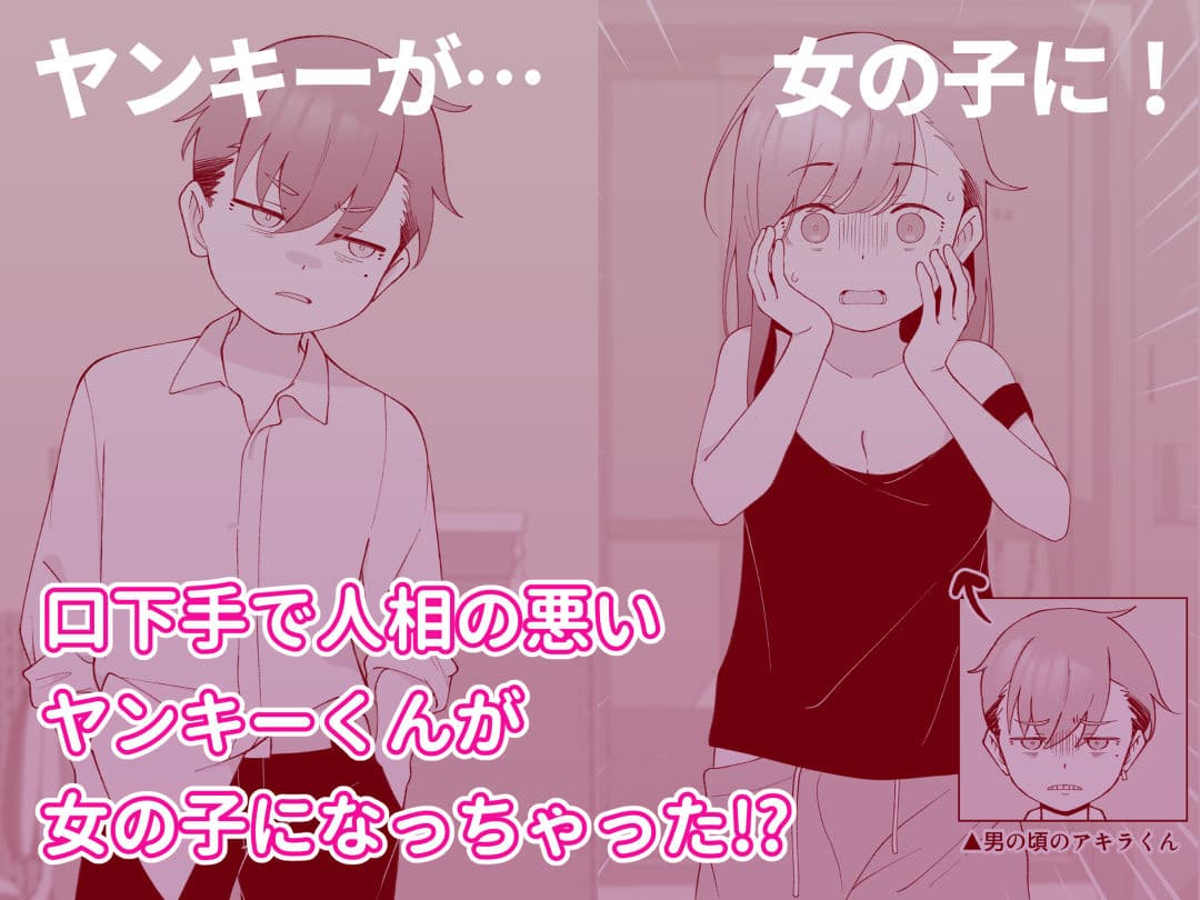 先生の彼女になる女の子になっちゃったヤンキー君 総集編完全版 サンプル1