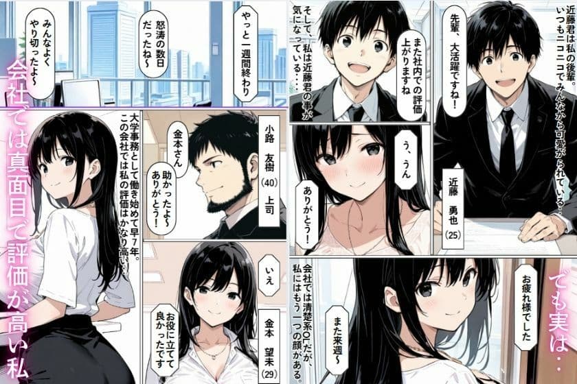 デリヘル呼んだら会社の先輩が来たので脅して中出し要求した サンプル1