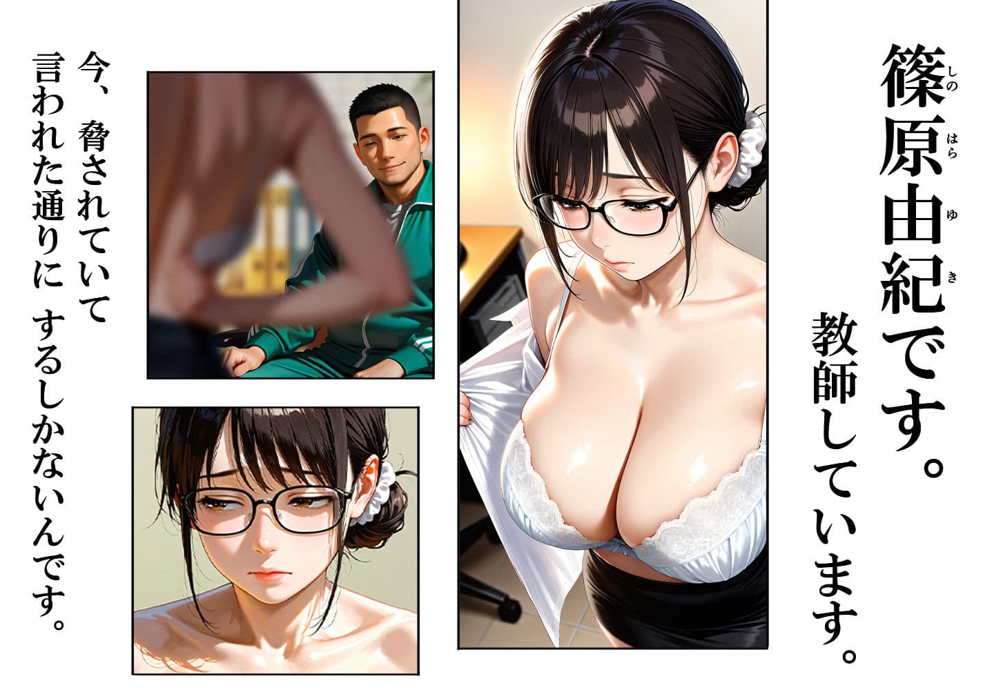 こそこそする女教師は篠原由紀です。 サンプル1