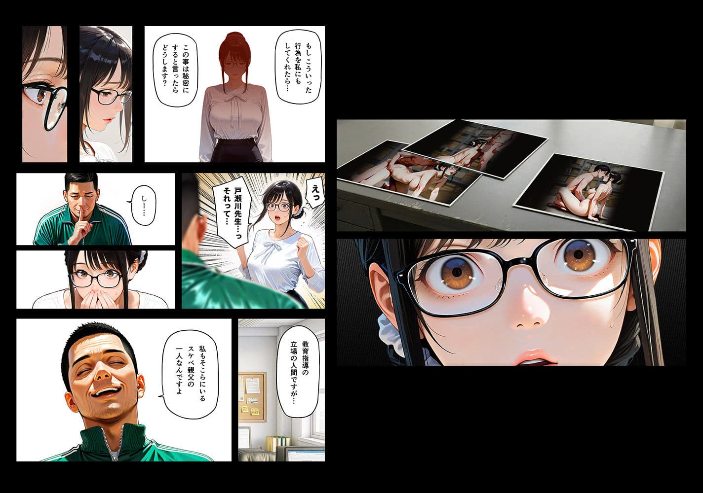 こそこそする女教師は篠原由紀です。 サンプル5
