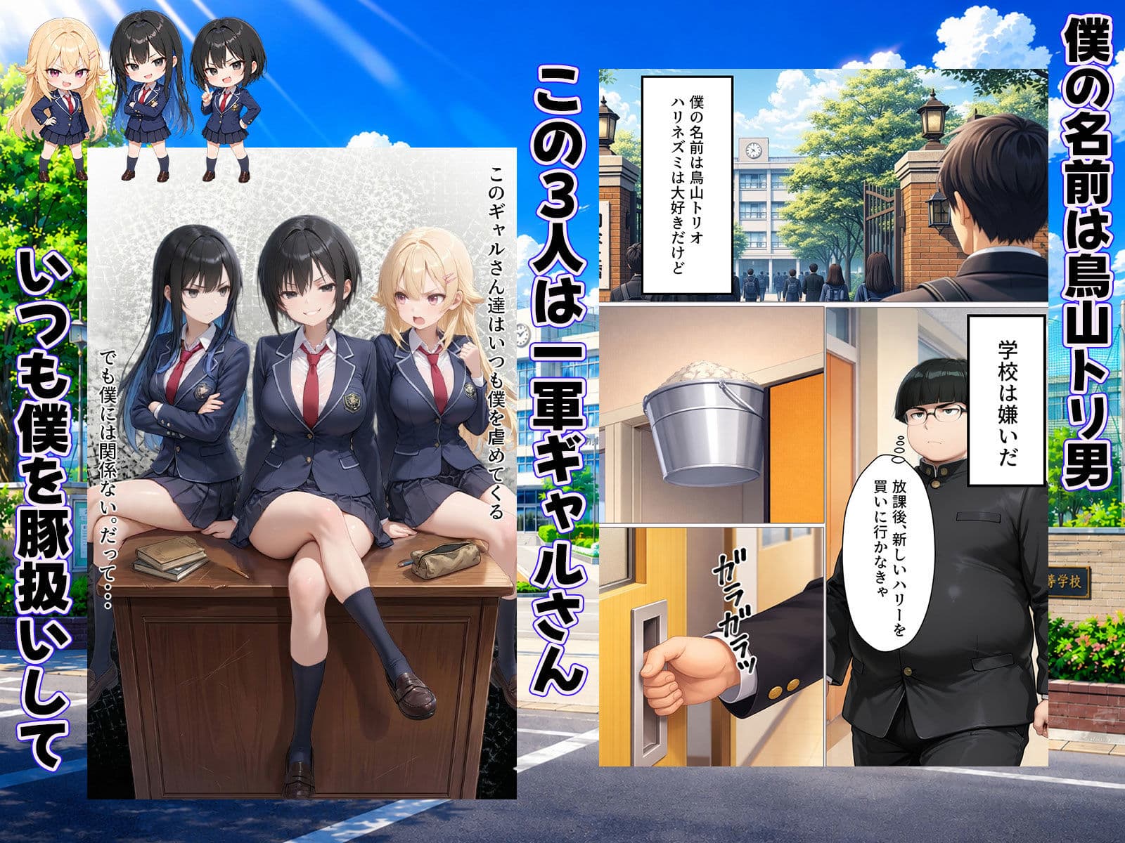 僕をいじめたギャルさん達に復讐する話ーリベンジ結衣編ー サンプル1