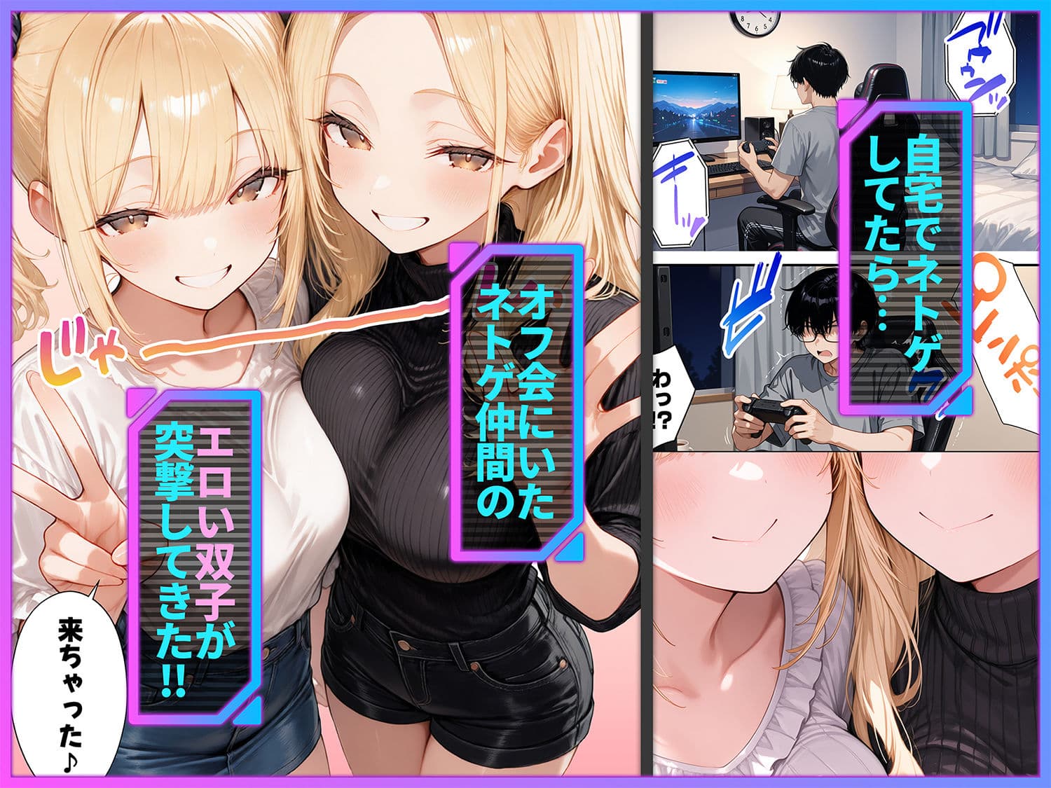 俺が攻略対象！？ゲームのオフ会にいったら癖アリ美少女ハーレムだった件2 サンプル1