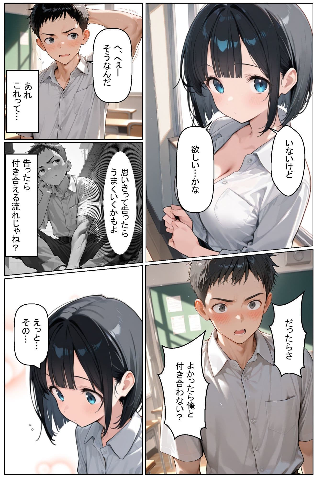 初めてできた彼女は巨乳のクラスメイトでした サンプル4