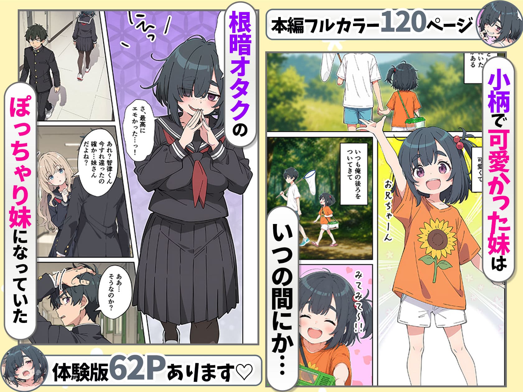 むちシコボディの妹に勃起がバレたことをきっかけにむちむち密着イチャラブセックスする話 サンプル2