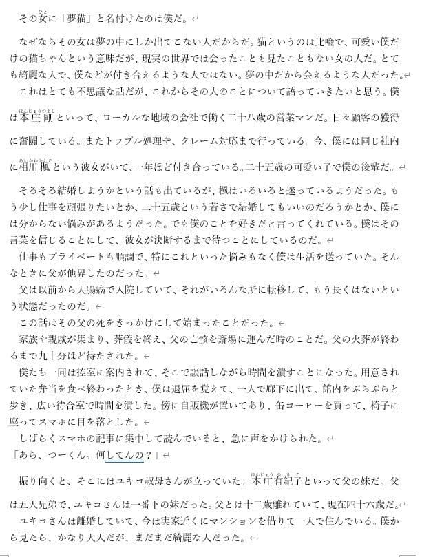 夢猫 サンプル1
