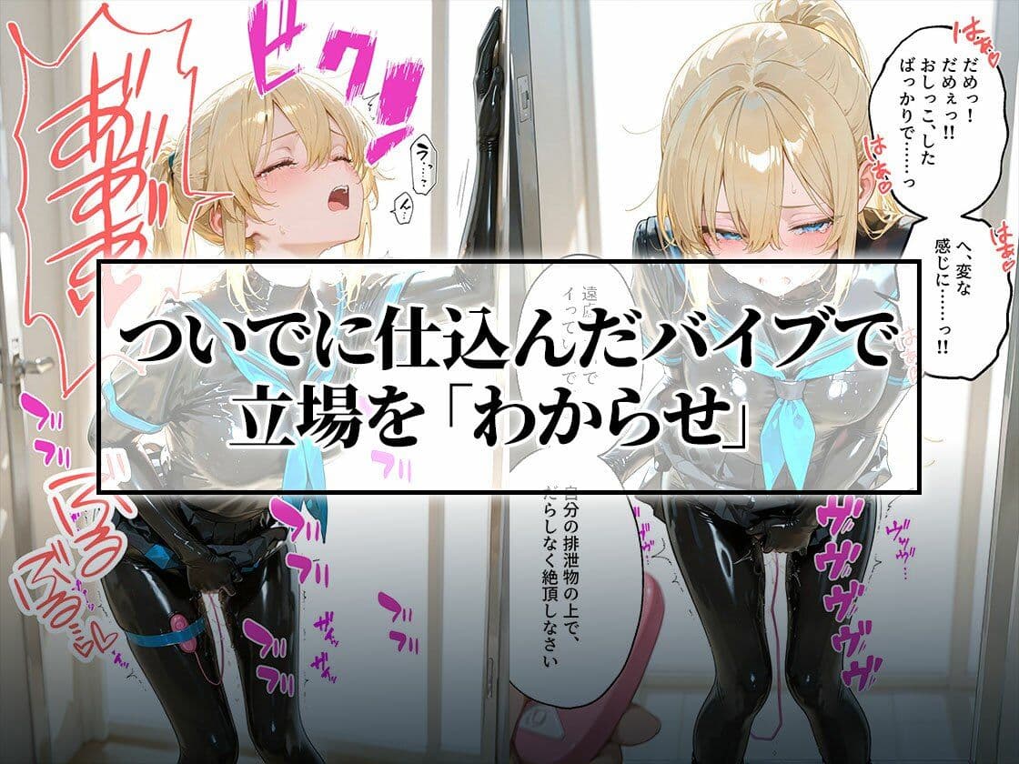 イラマスク＆嘔吐絶頂編｜護謨学院ラバー制服教育 サンプル4