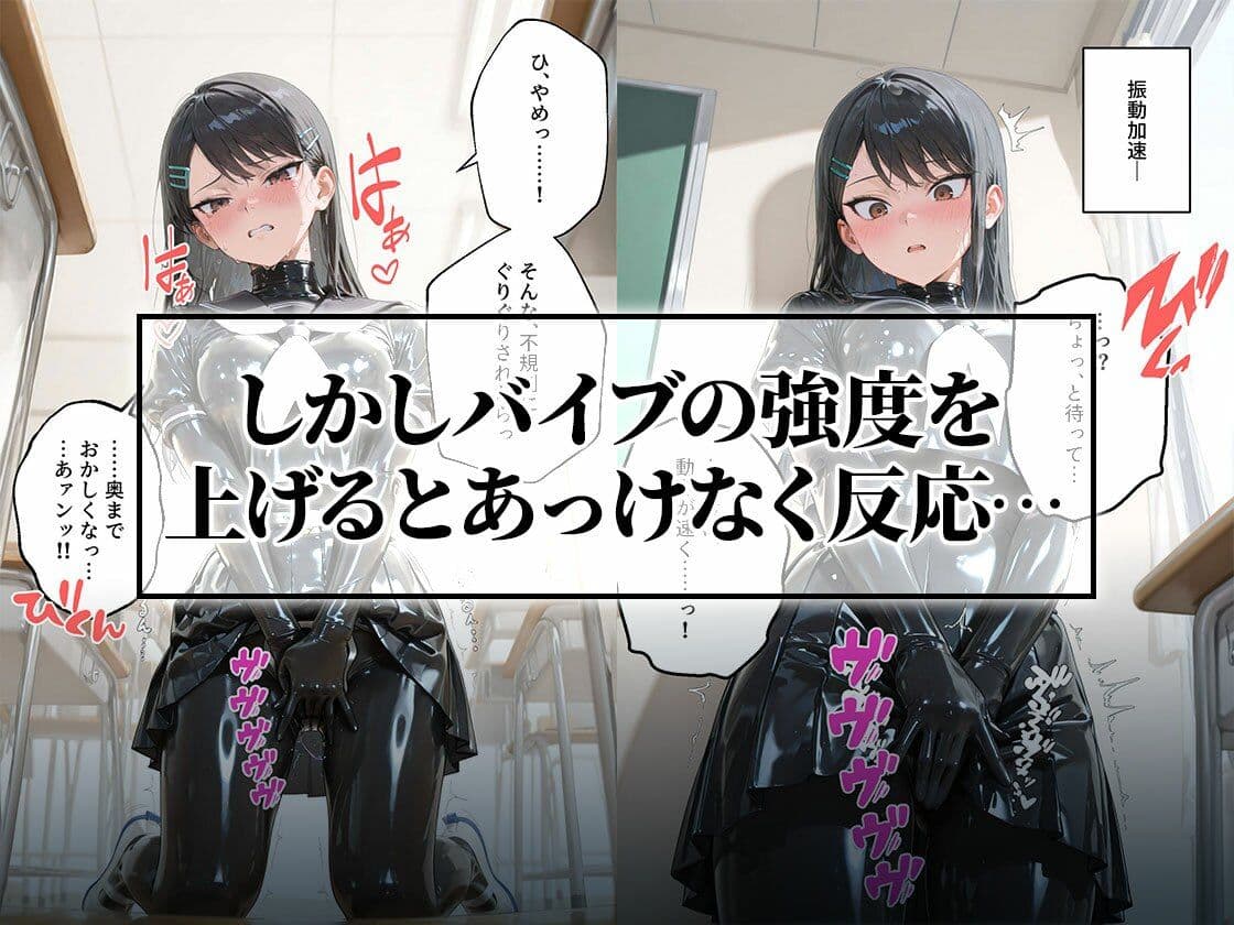 【貞操帯×未開発陥落】逃げ場のない絶頂漬けに思考がとろける風紀委員 サンプル4