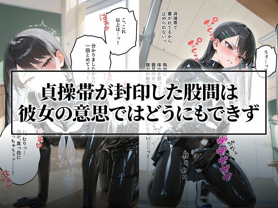 【貞操帯×未開発陥落】逃げ場のない絶頂漬けに思考がとろける風紀委員 サンプル5