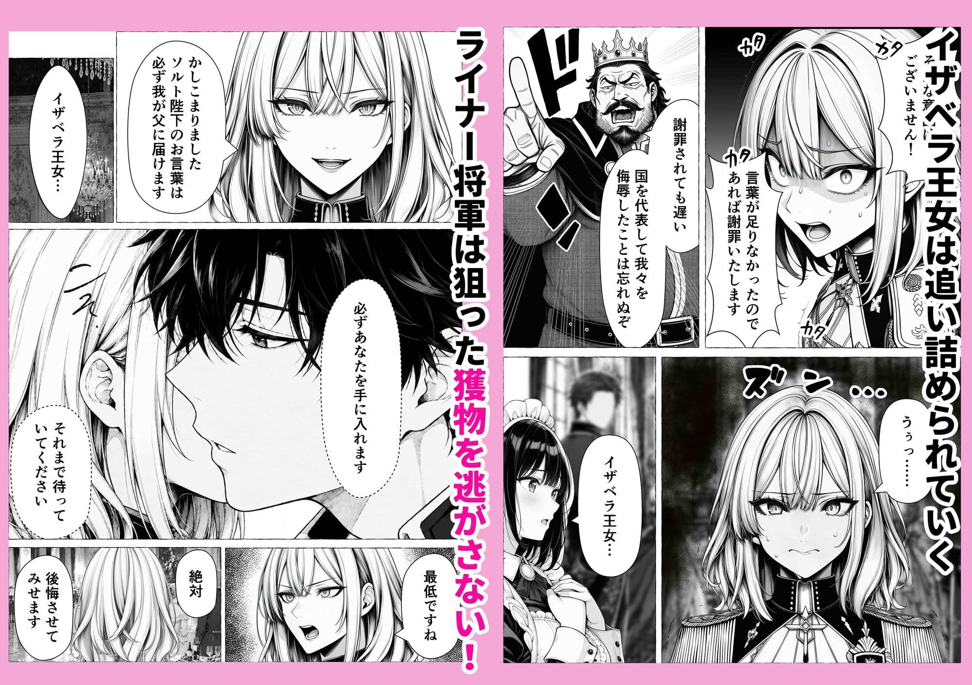婚約者のいる敗戦国の王女が、信じた侍女に裏切られ気高い誇りごと男に堕とされるまで サンプル5