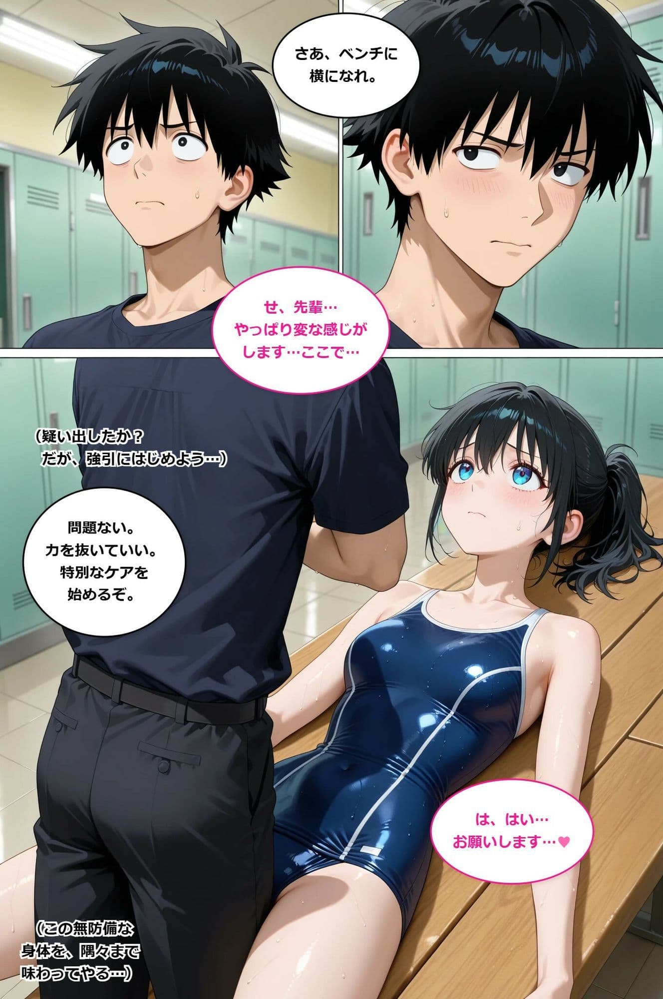 放課後の特別指導〜水泳部の先輩に、ぜんぶ教えてもらいました〜 サンプル3