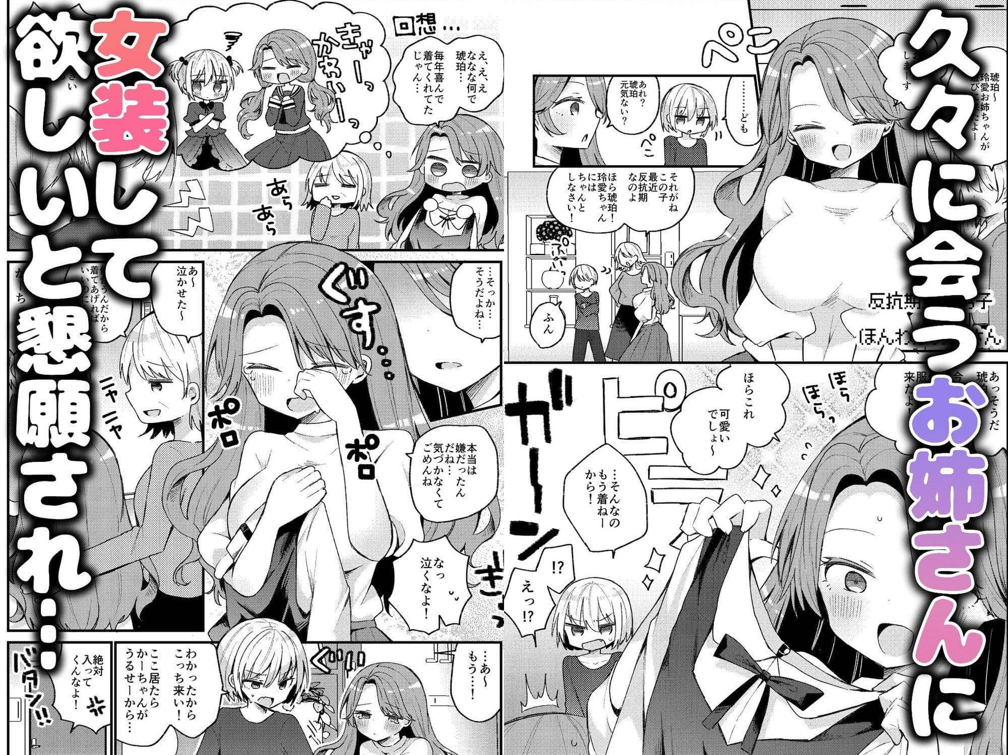 お姉さんが女装男子をめちゃくちゃにする本 サンプル1