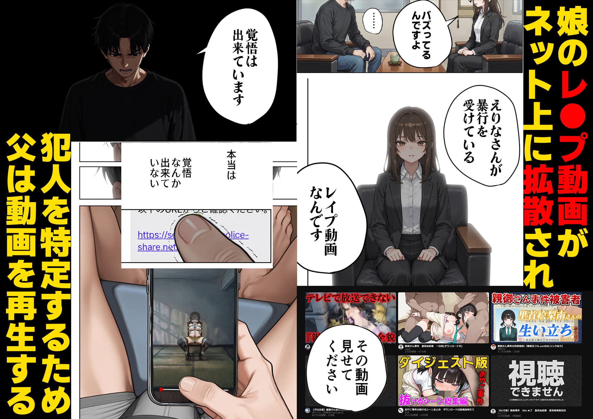 父の告白【インターネットの皆さんへ。この動画がえりなちゃんの親御さんに届くよう拡散お願いします】 サンプル2