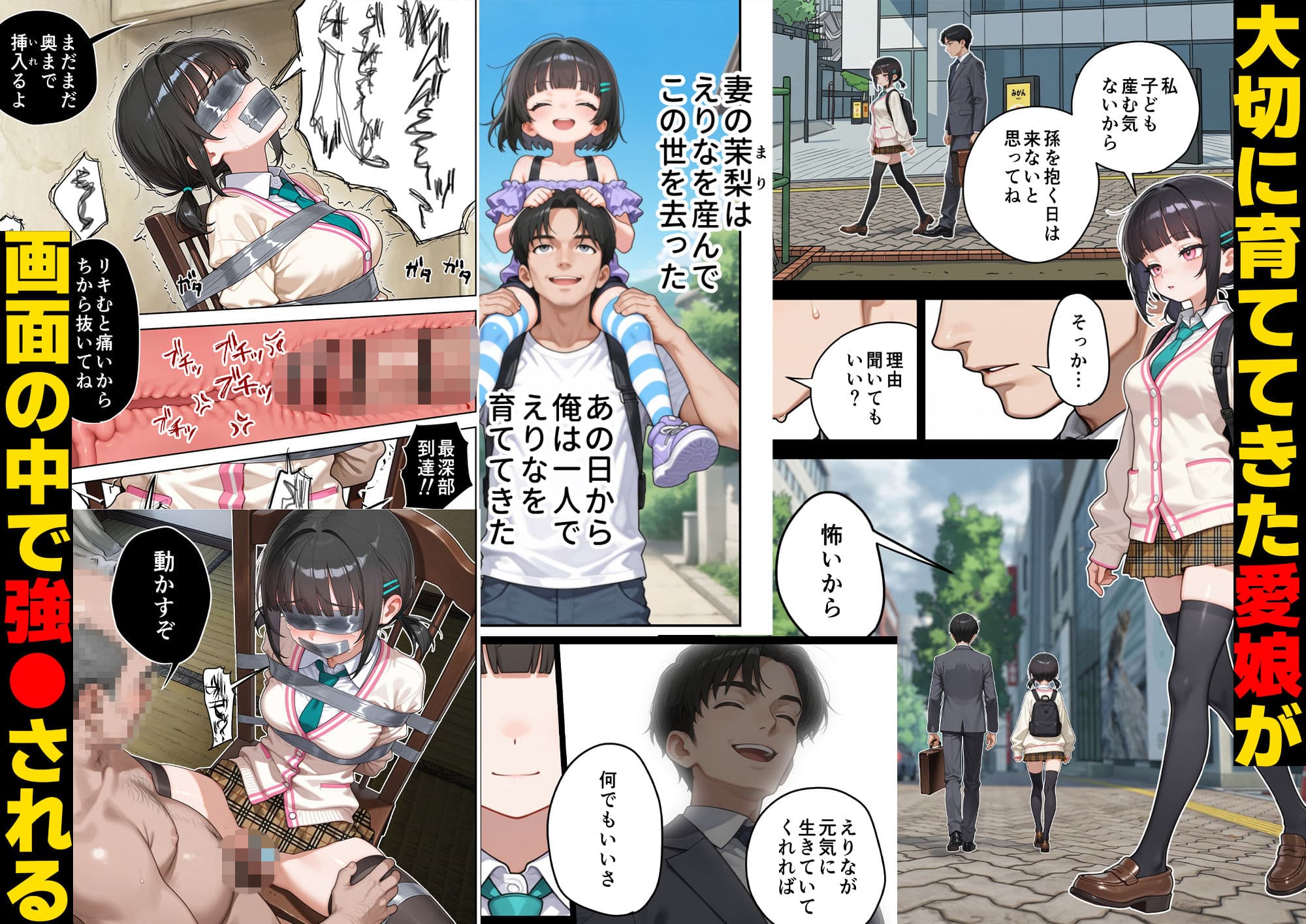 父の告白【インターネットの皆さんへ。この動画がえりなちゃんの親御さんに届くよう拡散お願いします】 サンプル4
