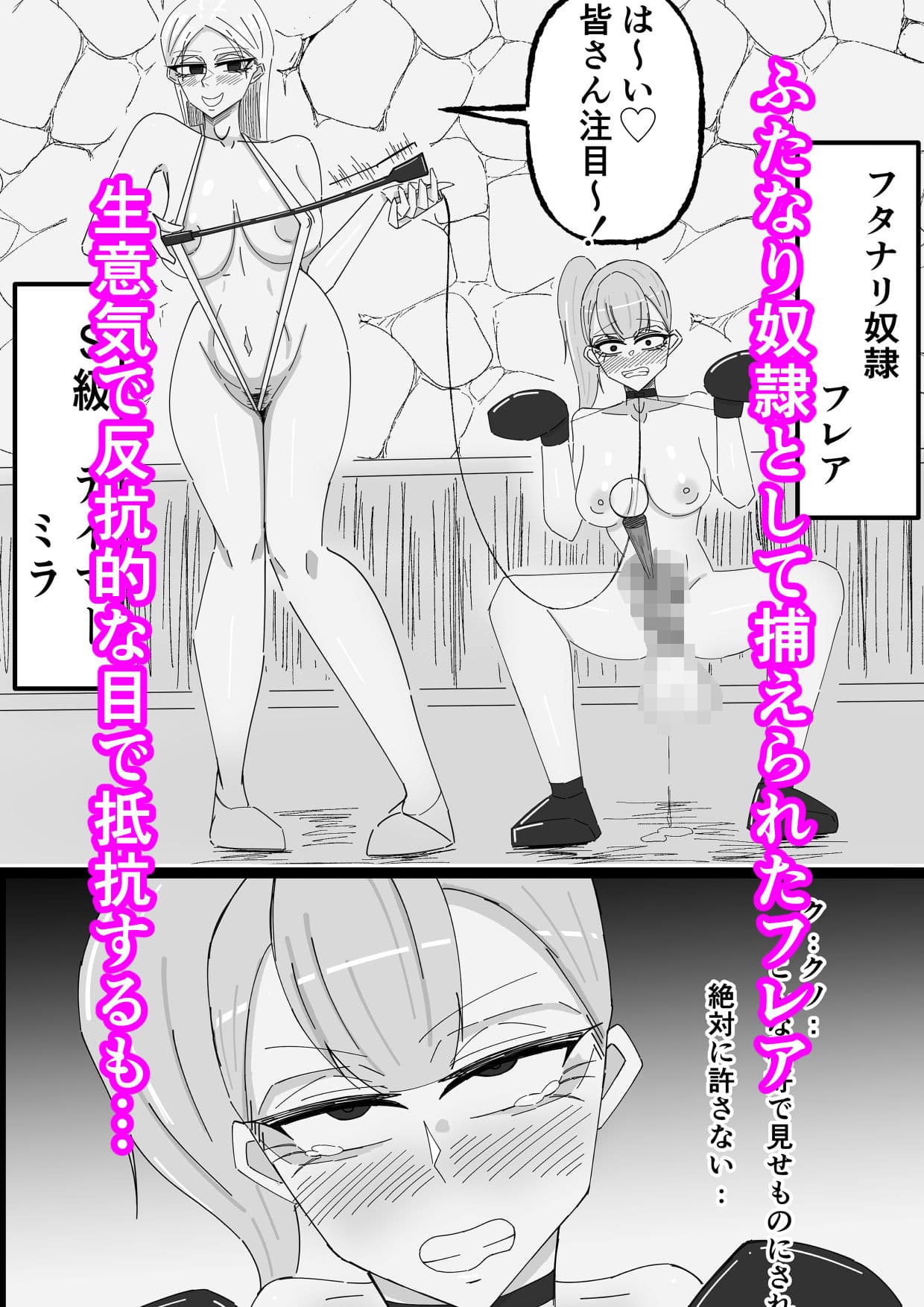 ドS級冒険者テイマーに調教されたふたなりちゃんはダンジョン攻略に使われます サンプル3