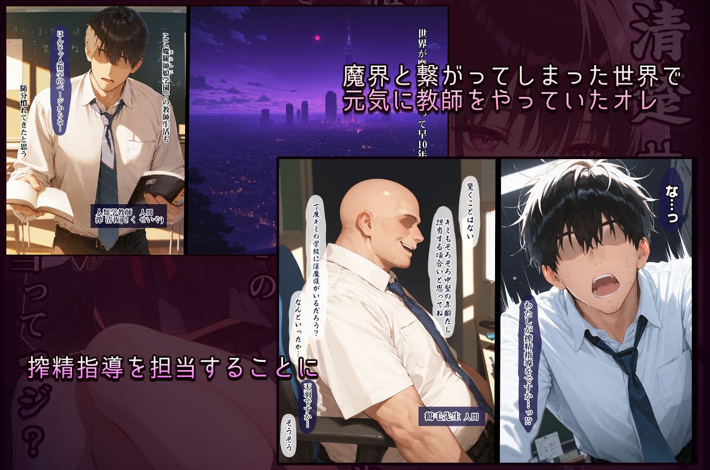 清楚サキュバス 世界が魔界と繋がって早10年 オレが教え子の搾精指導担当ってマジ？ サンプル2