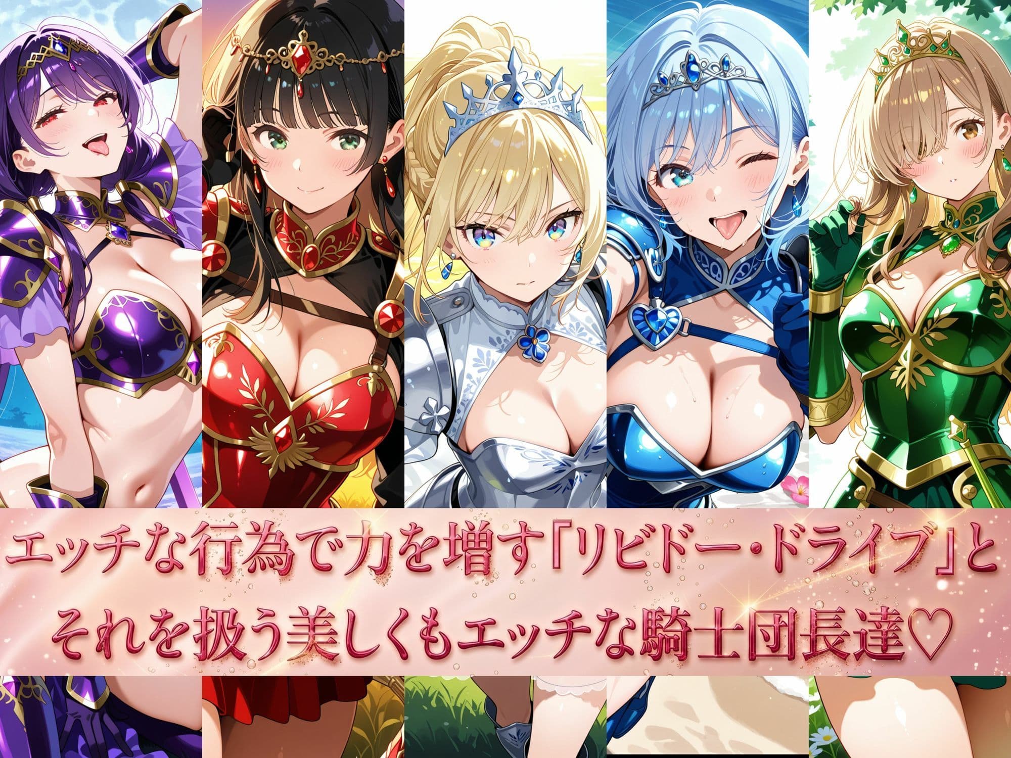 女騎士団長  どすけべ性交録  Vol.1:気高き王女のお漏らしメス堕ちせっくしゅ（はーと） サンプル2