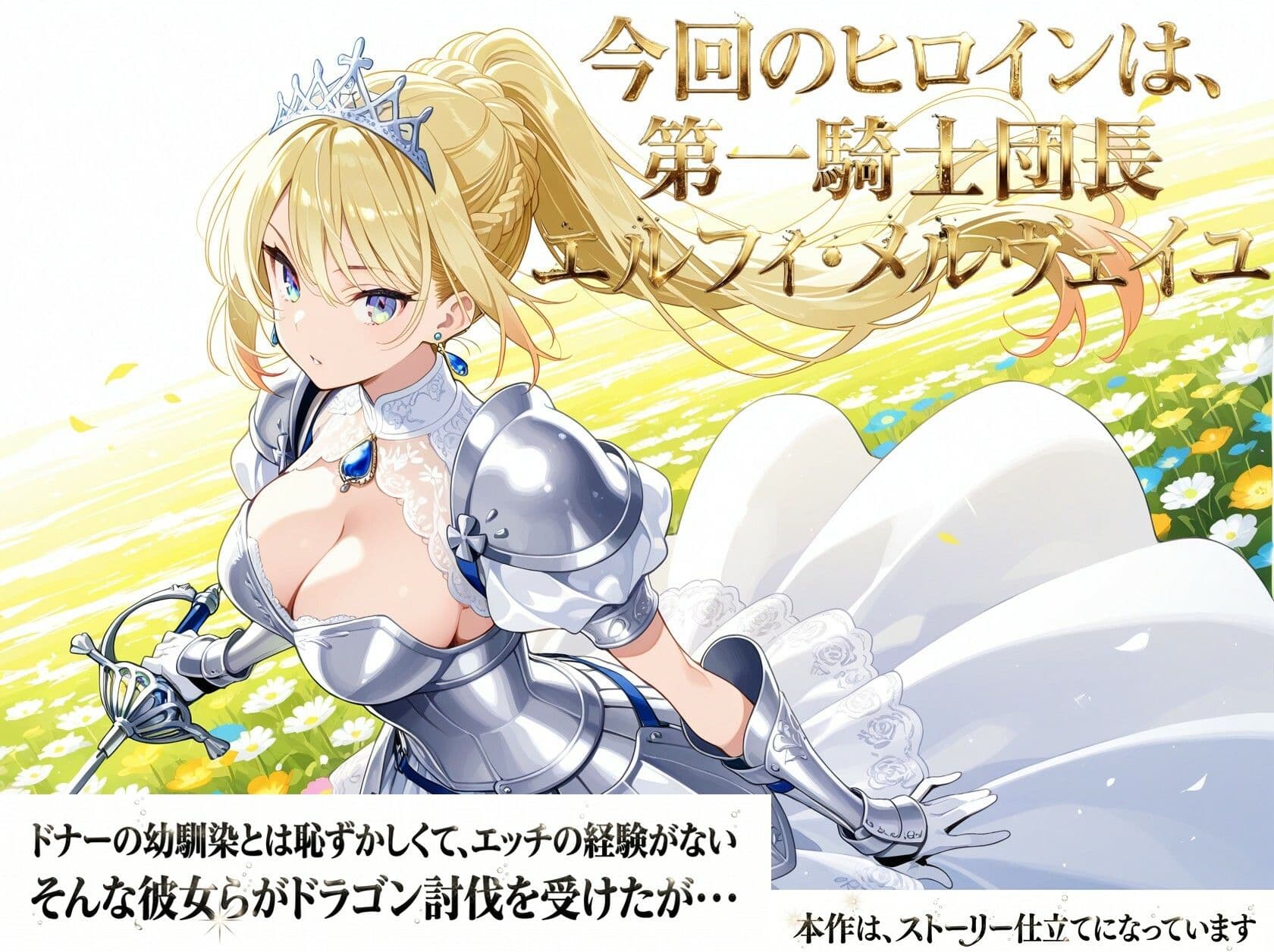 女騎士団長  どすけべ性交録  Vol.1:気高き王女のお漏らしメス堕ちせっくしゅ（はーと） サンプル3