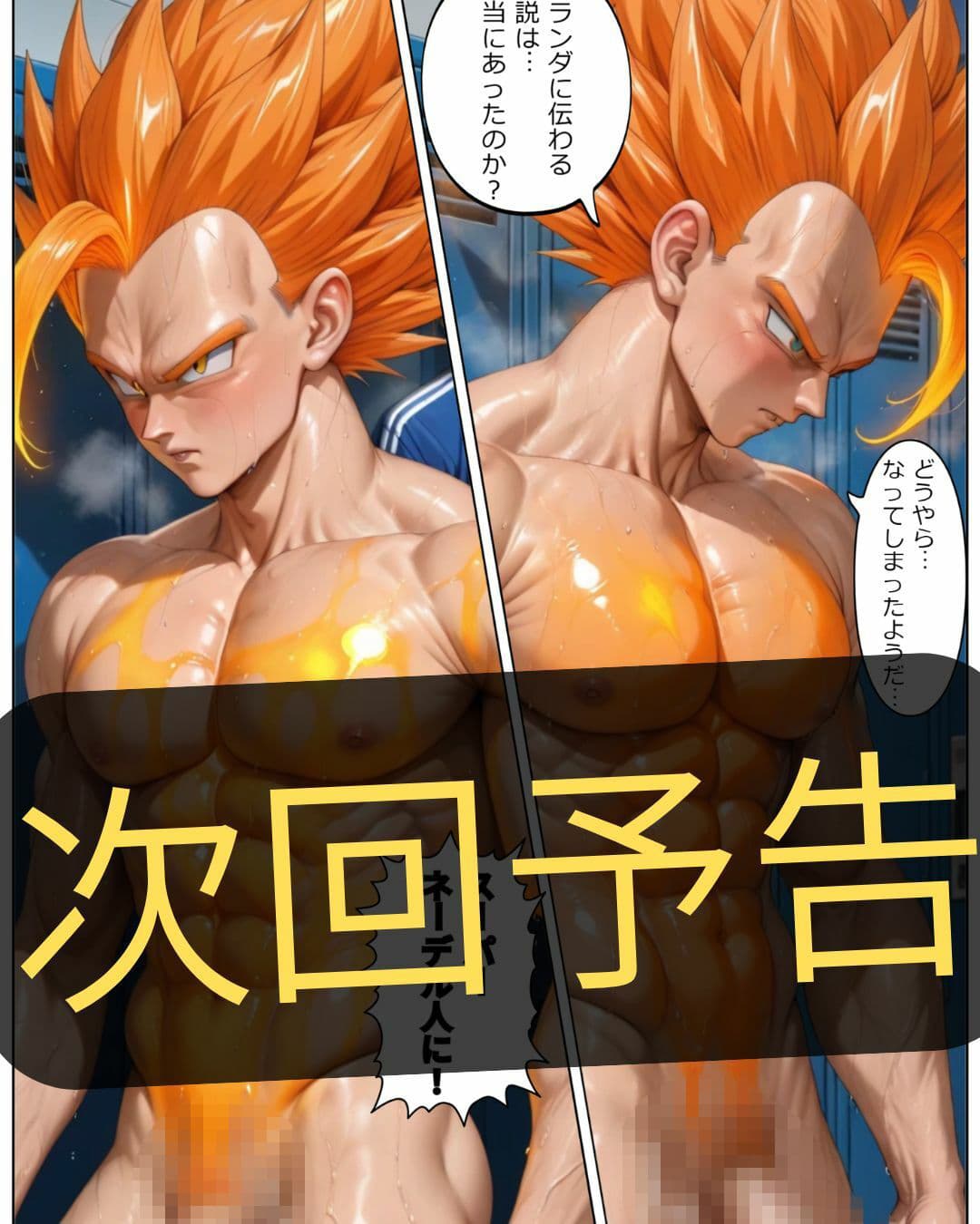 【47枚】2話18号×ベジータ/W祭典の禁断ロッカールームで即ハメ！プライドを賭けた汗だく生セックス 2 サンプル7