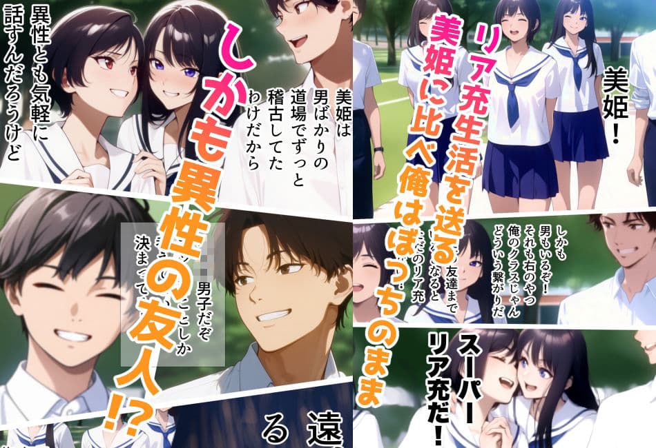 女子校生に蹴られるだけエピソード0 青春美姫と思春期巧也 サンプル2