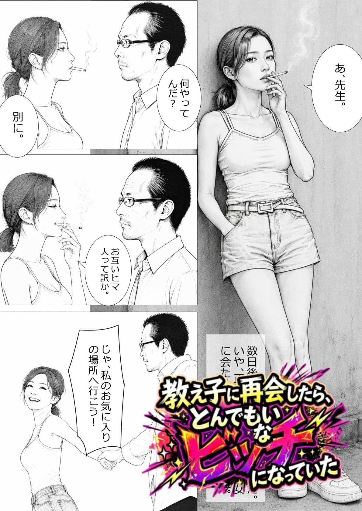 教え子に再会したら、とんでもないビッチになっていた サンプル1