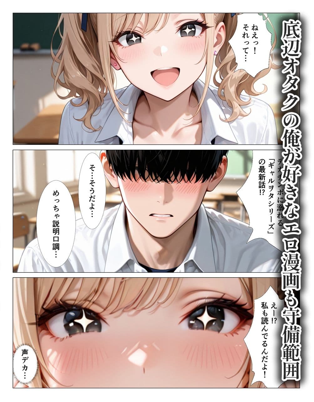 底辺オタクの僕がカースト上位のギャルに素股してもらえたワケ サンプル2