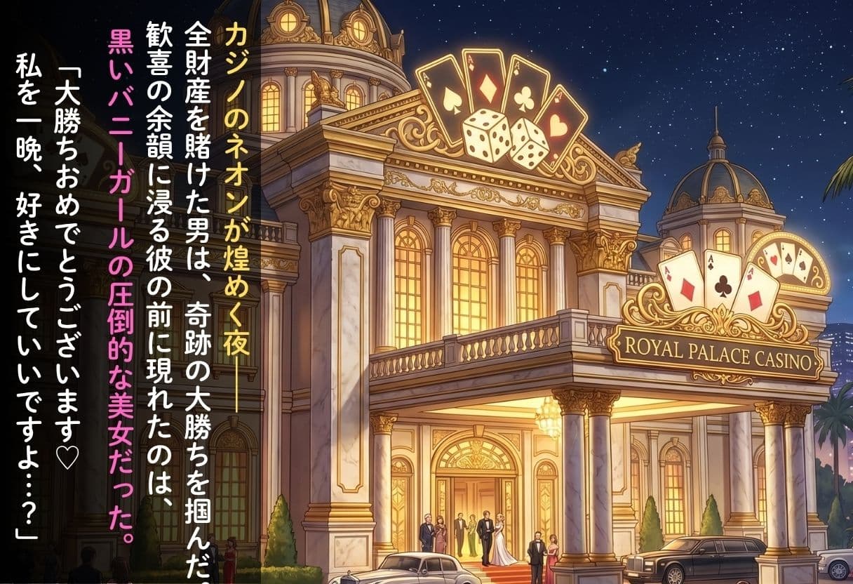 カジノで大勝利！VIP専用 バニーガールを朝までハメまくる話  月〇日のたわわ編 サンプル1