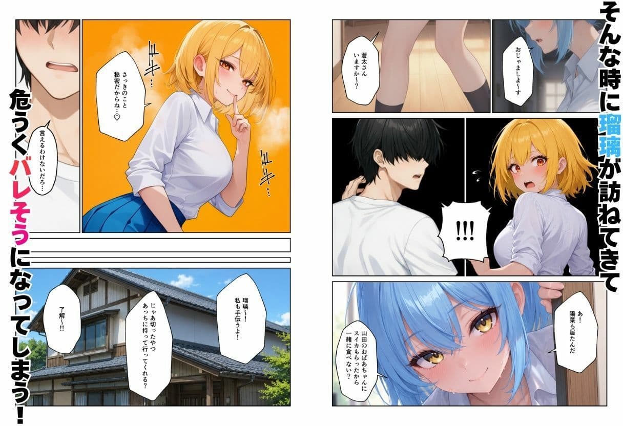 幼馴染とハーレム生活田舎でギャルといちゃらぶえっち サンプル7