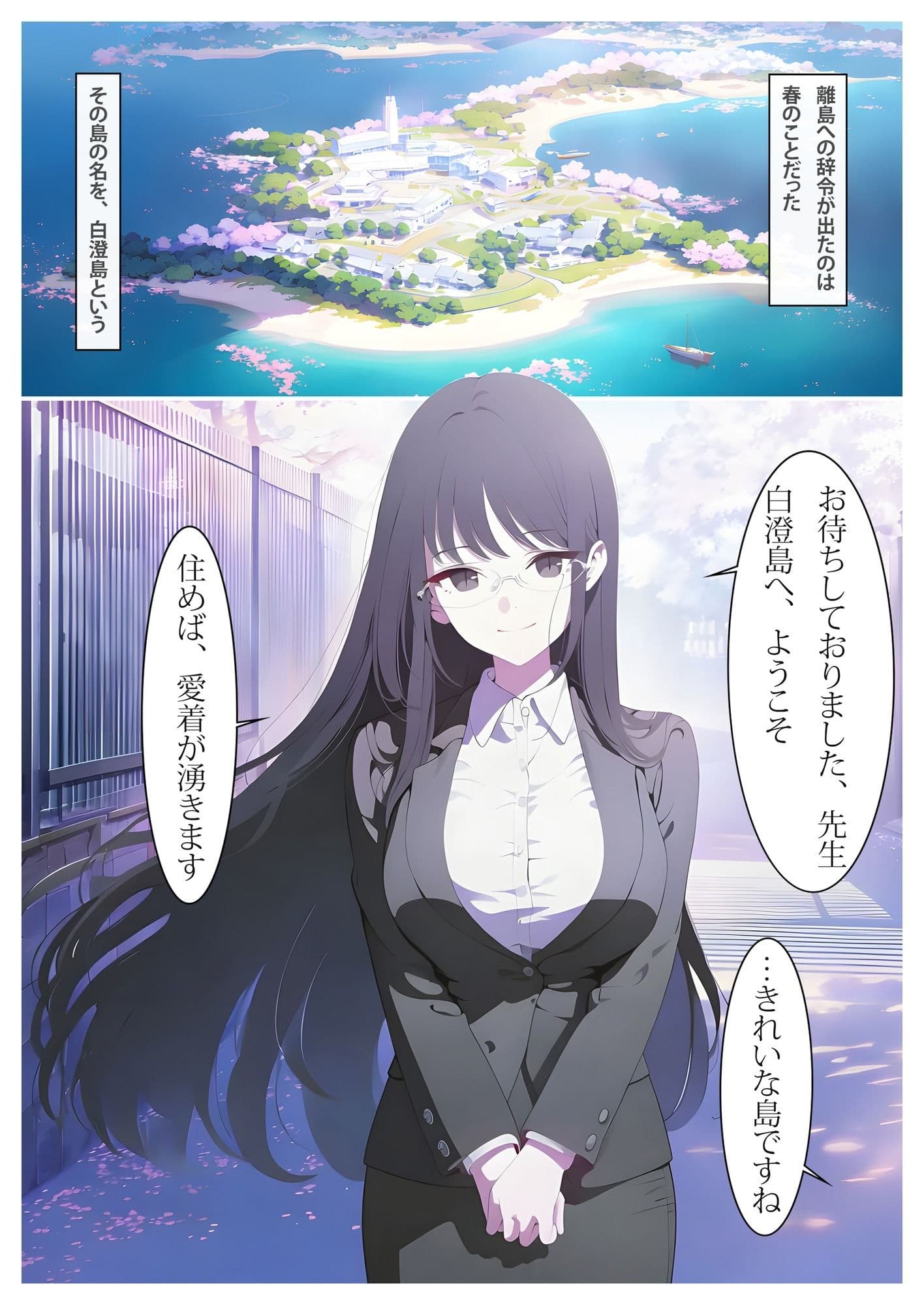 お清楚女教師の研修記録〜白澄島の当たり前〜 サンプル1