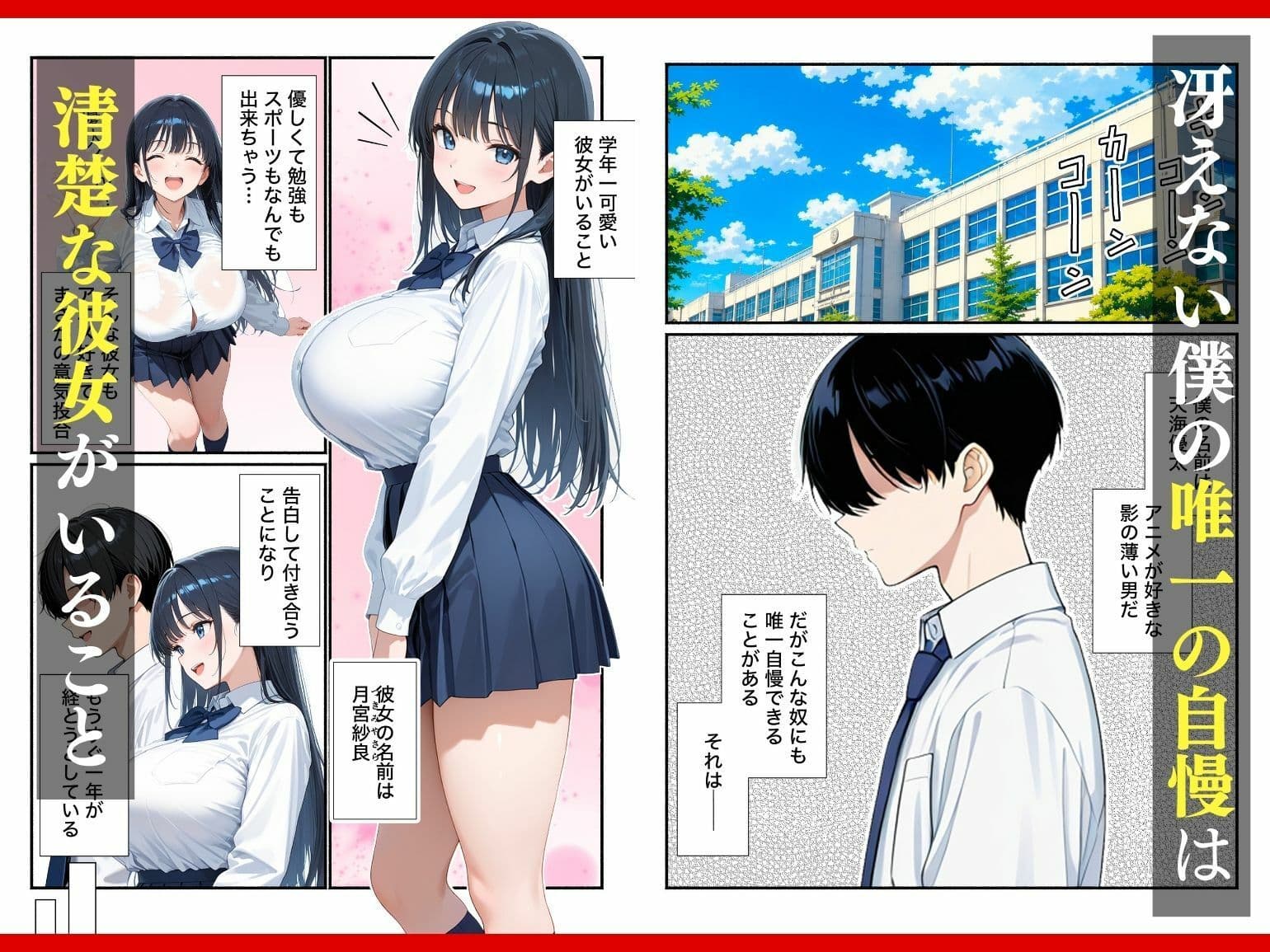 清楚系彼女が寝取られ絶頂しメス堕ちする話 サンプル1
