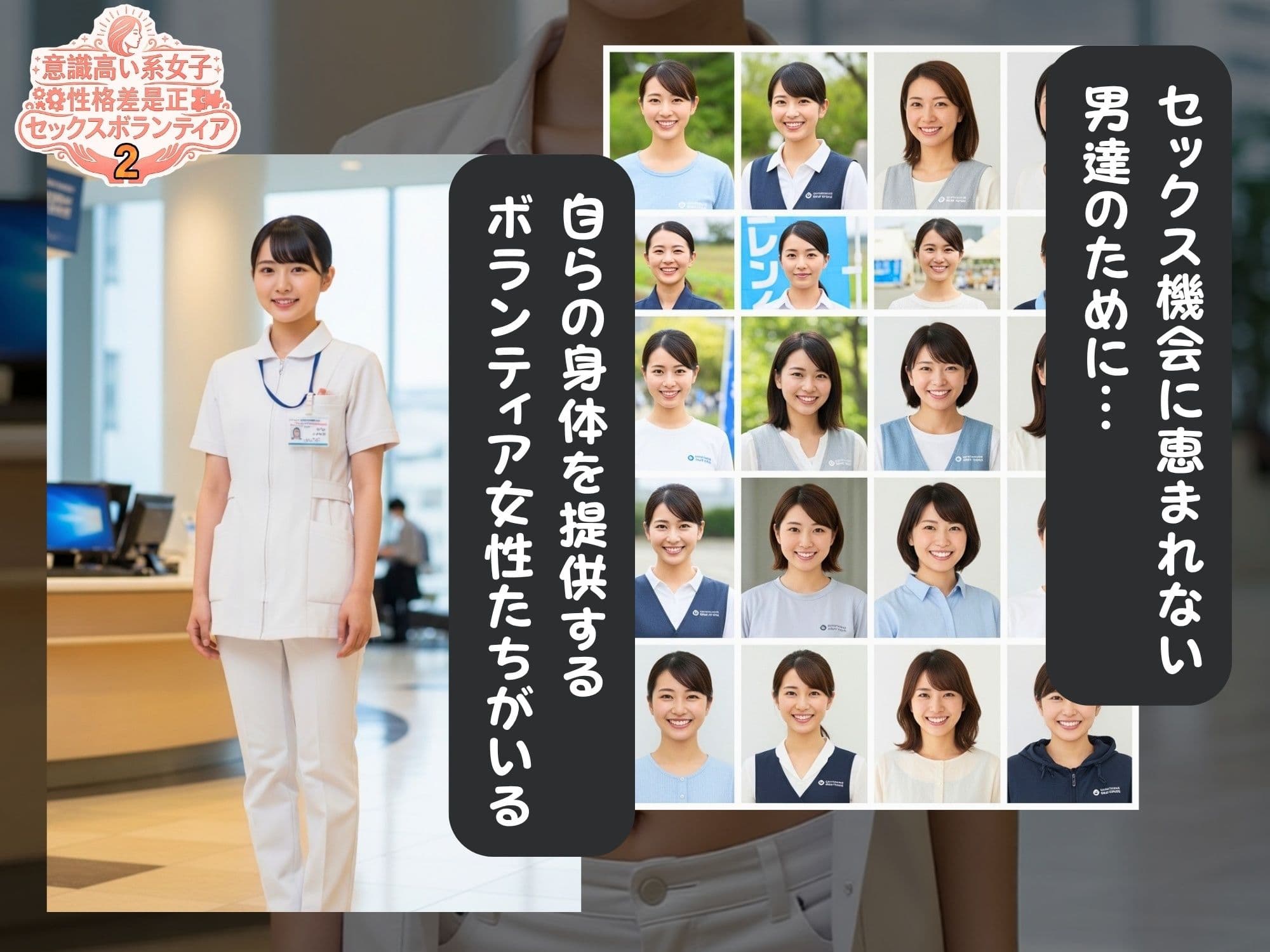 意識高い系女子  性格差是正  セックスボランティア2 サンプル1