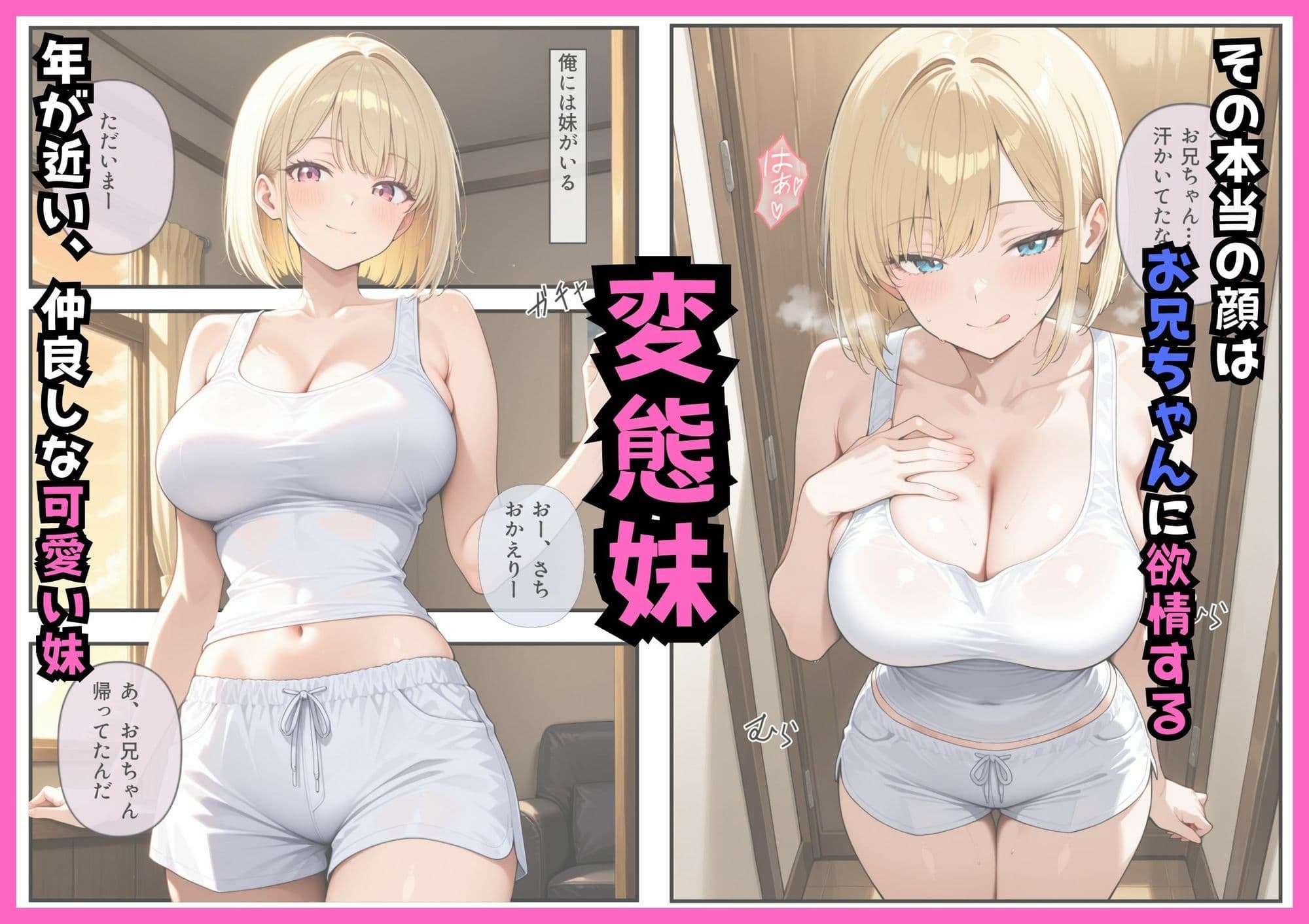 俺のことが好きすぎる妹に襲われたので中出し孕ませセックスをする！ サンプル1