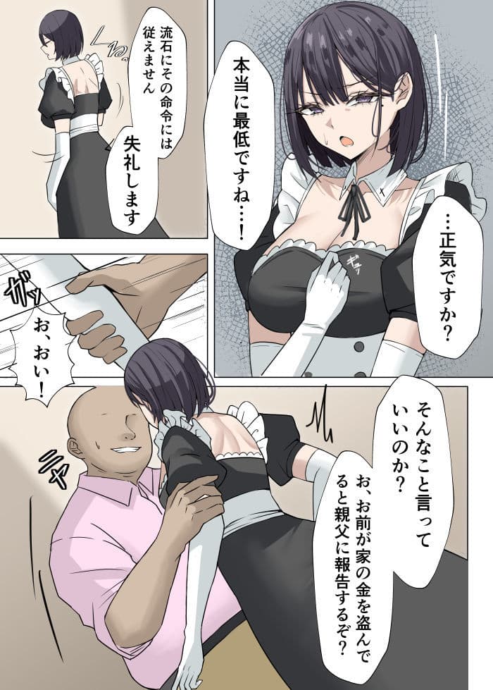 クール系メイドさんに命令して中出しS〇Xする話 サンプル7