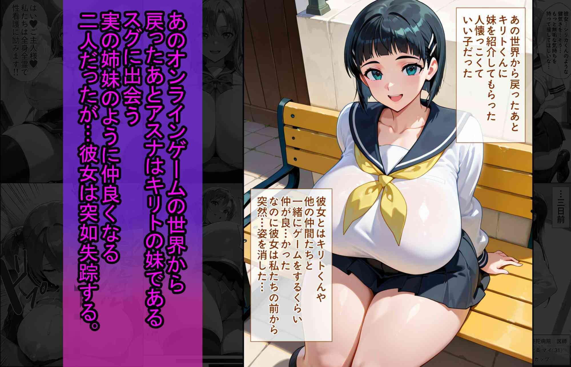 爆乳J●  アスナちゃんが巨根おじさんに寝取られる  話14 サンプル3