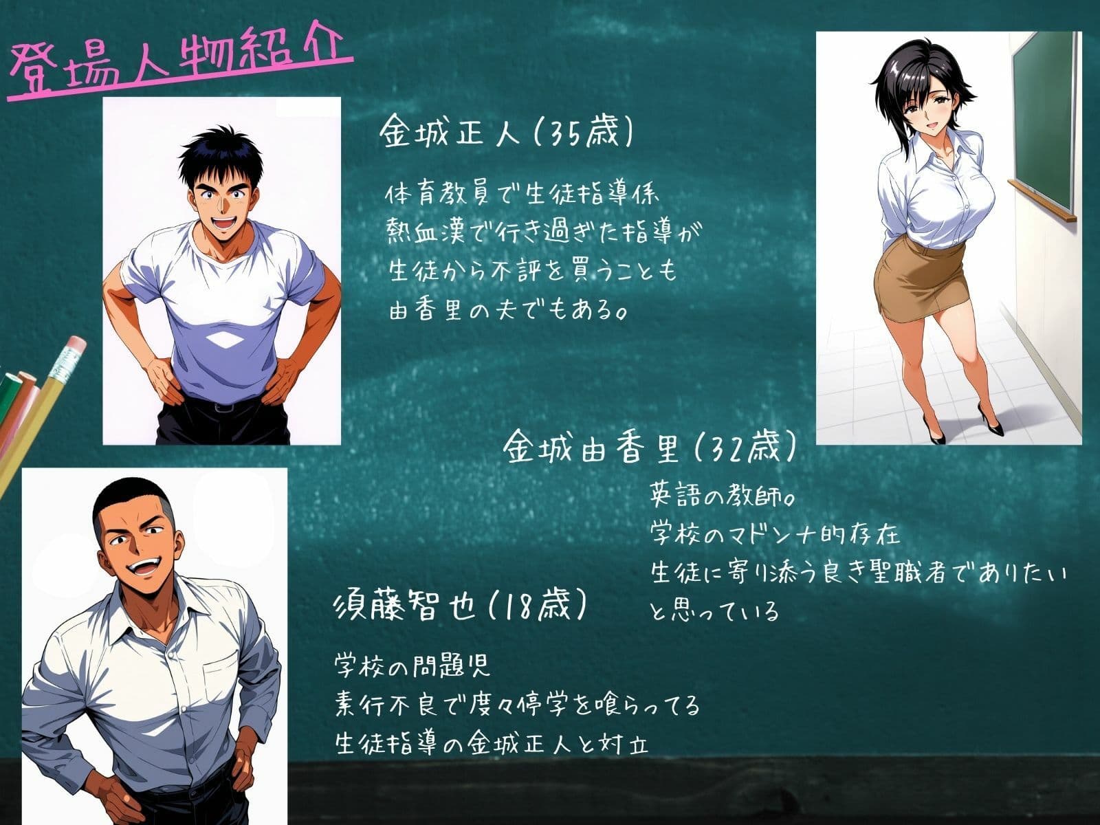 不良生徒は…人妻教師ハンター【前編】〜復讐のターゲットは同じ教師の妻だった〜 サンプル2