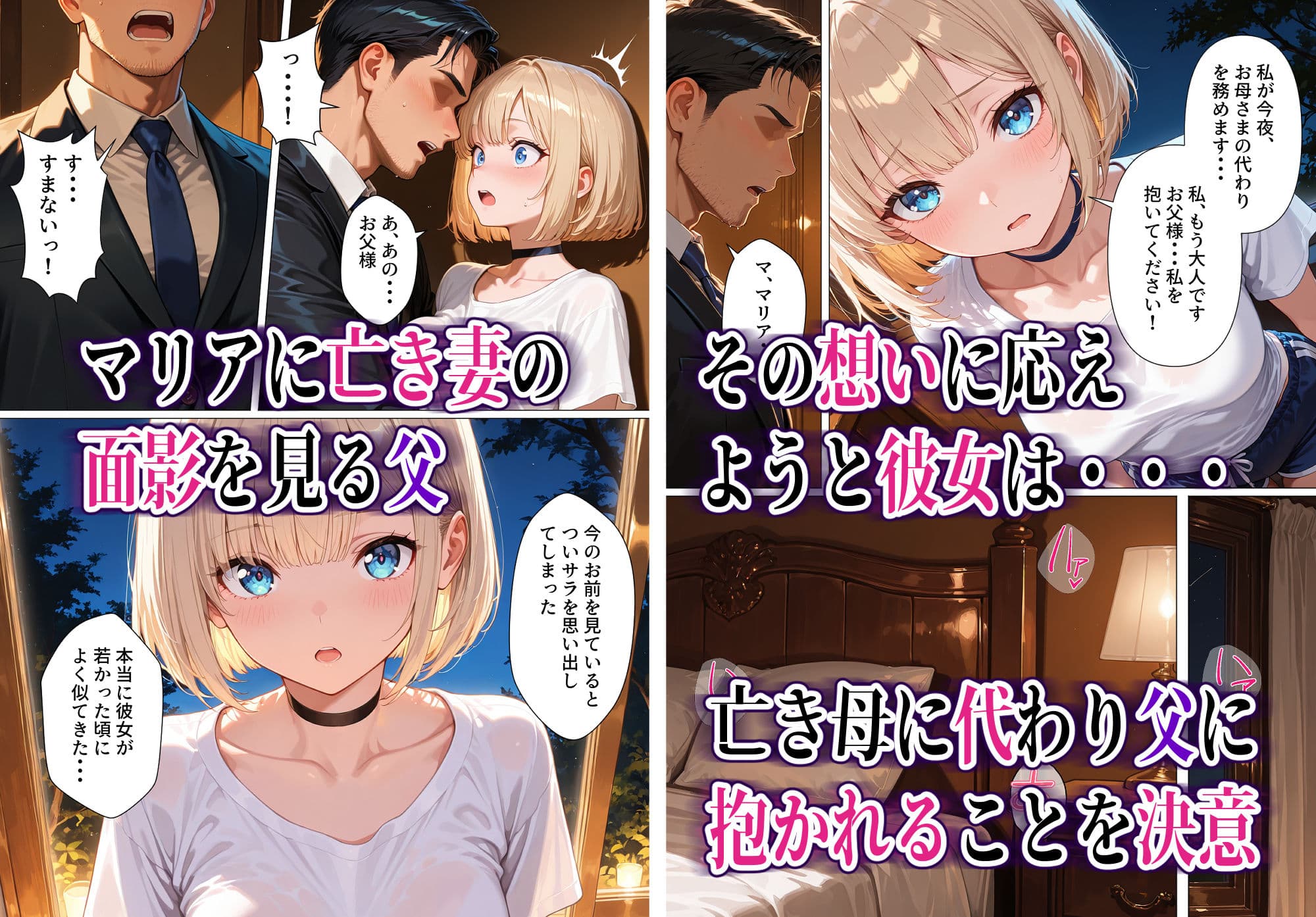 孤独な美少女マリア-背徳の父娘セックス サンプル4