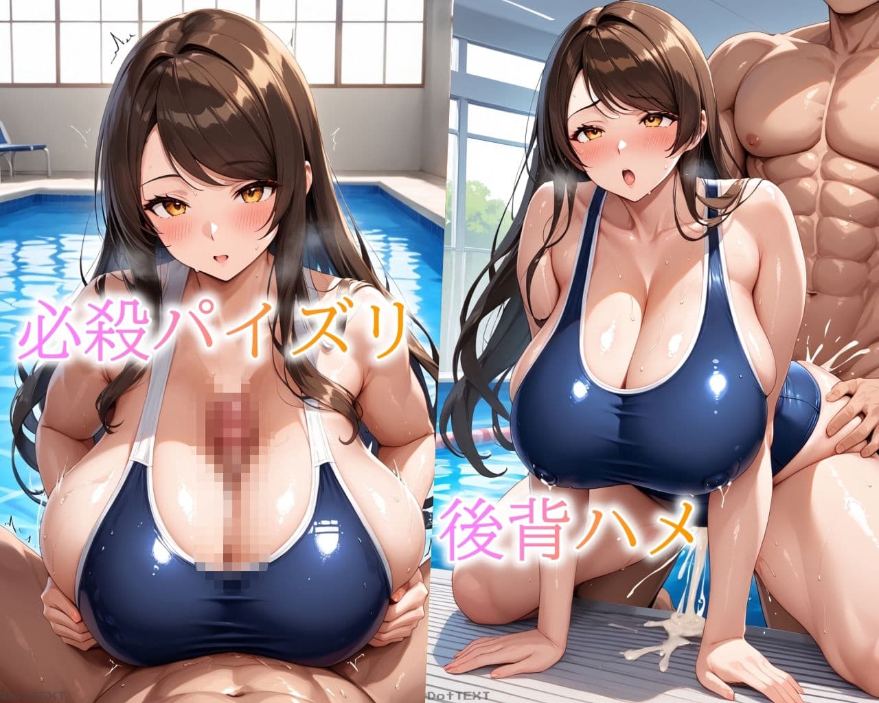 バストガーディアンズ 乳嵐レイナ 乳学2限目乳水学習 サンプル4