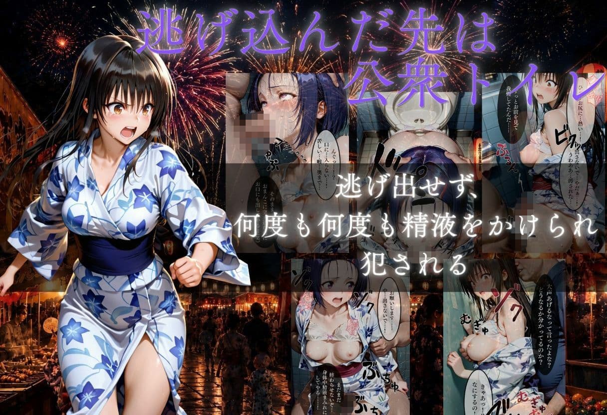 花火大会の帰り道・・・駅で痴●され中出しされる話 サンプル3