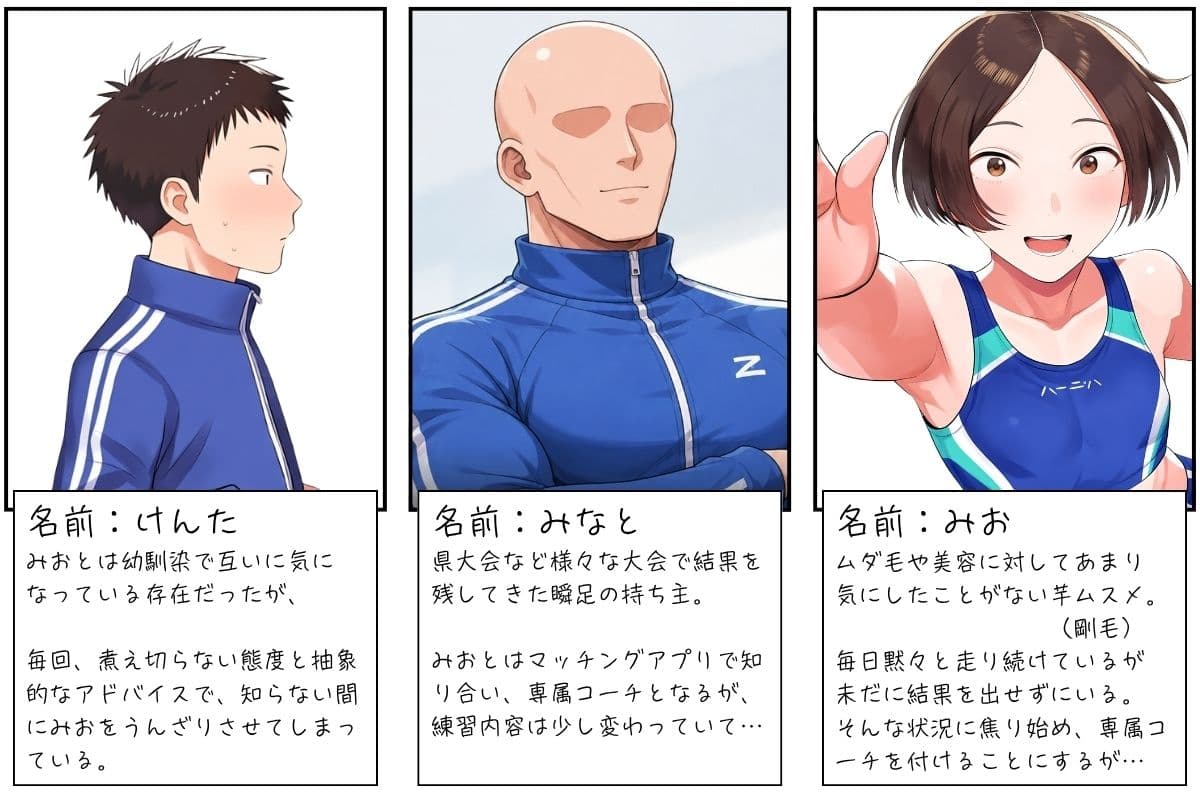 陸上部で1番地味な芋ムスメがコーチの個人レッスンで孕むまで サンプル1