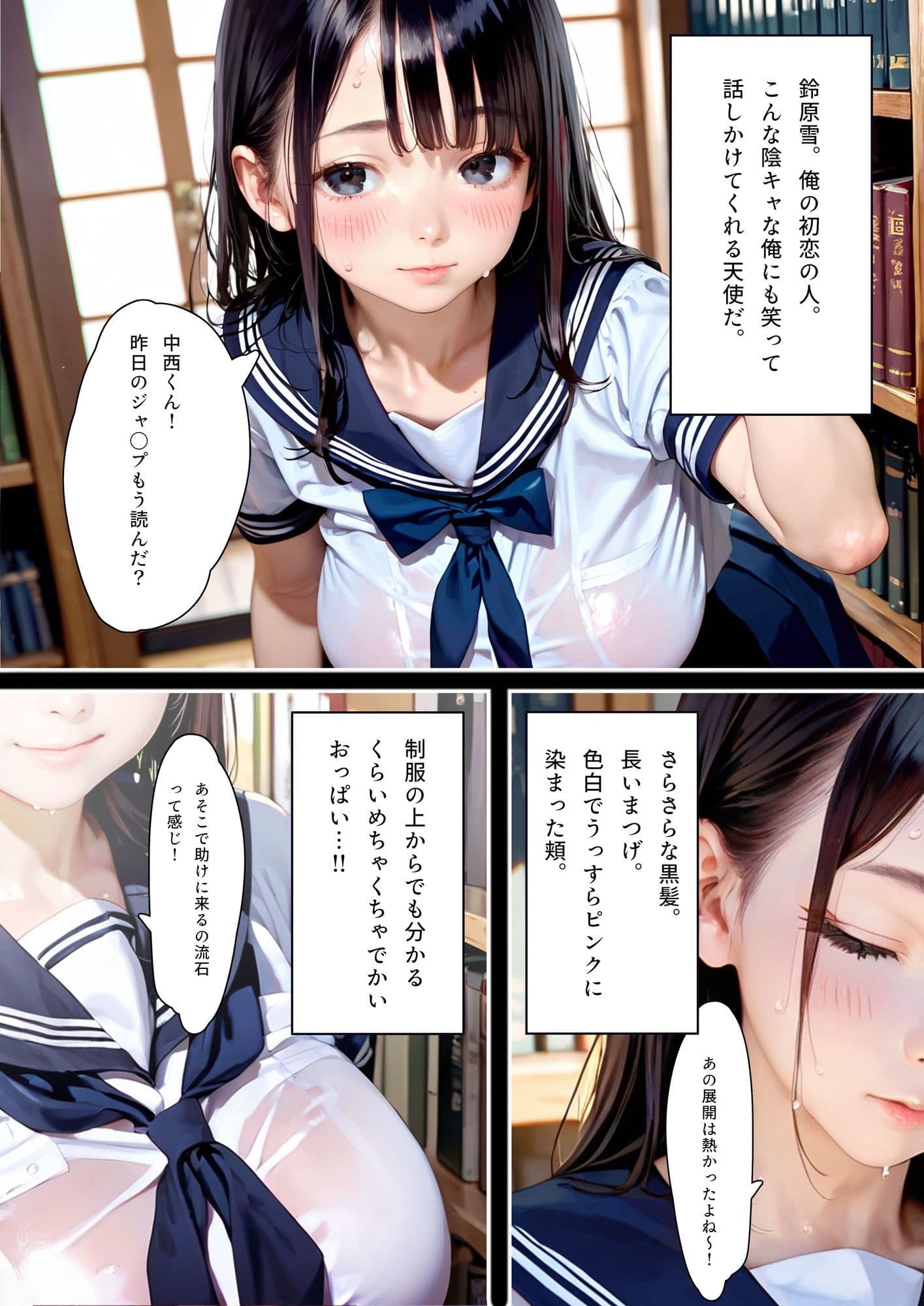 【本編25P＋おまけ16P】初恋の美少女は教師の性奴●に堕ち、快楽を貪る サンプル3