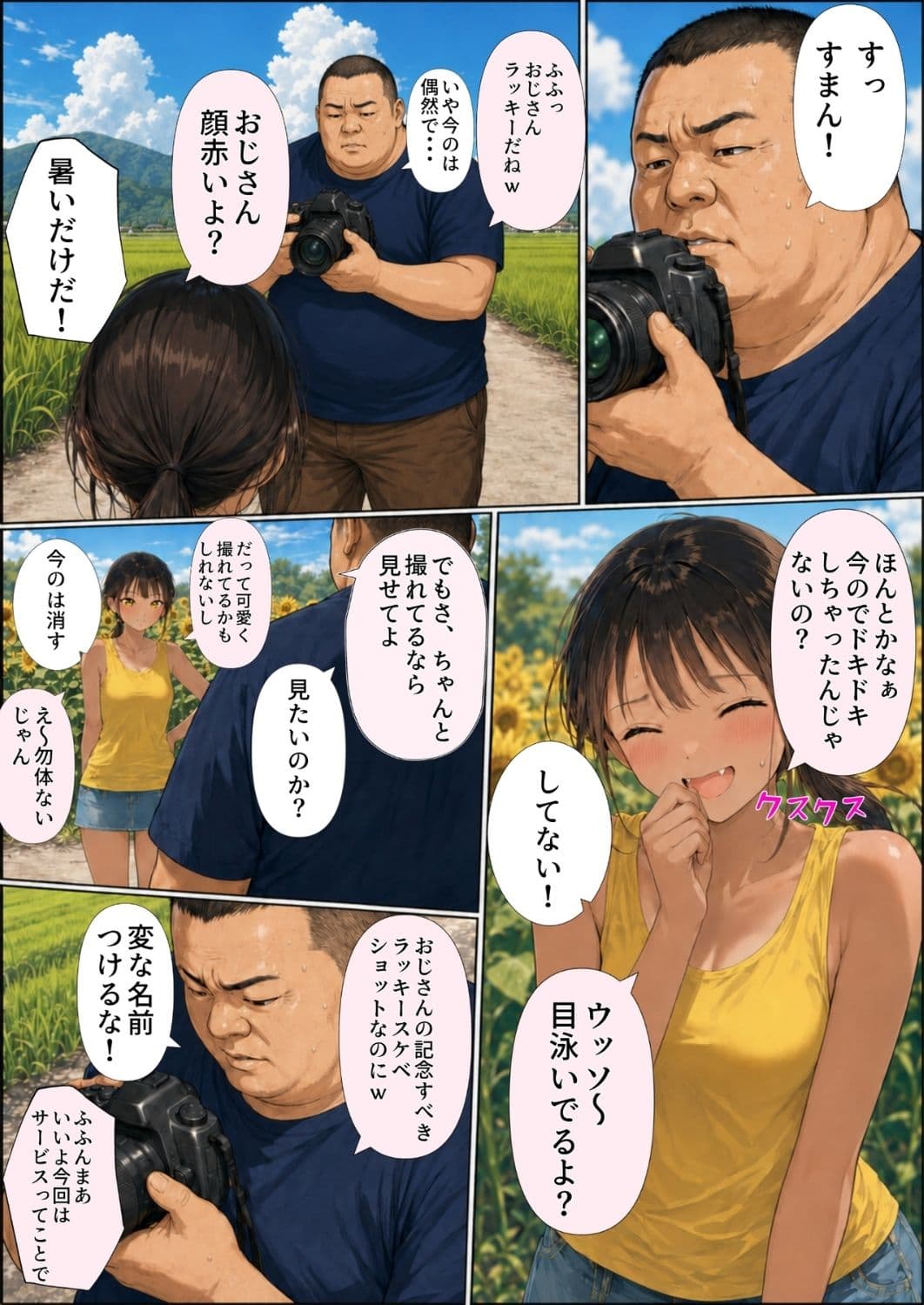 【ヒナと種付け夏休み】田舎に移住したら近所の褐色村娘と汗だくで・・・ サンプル4