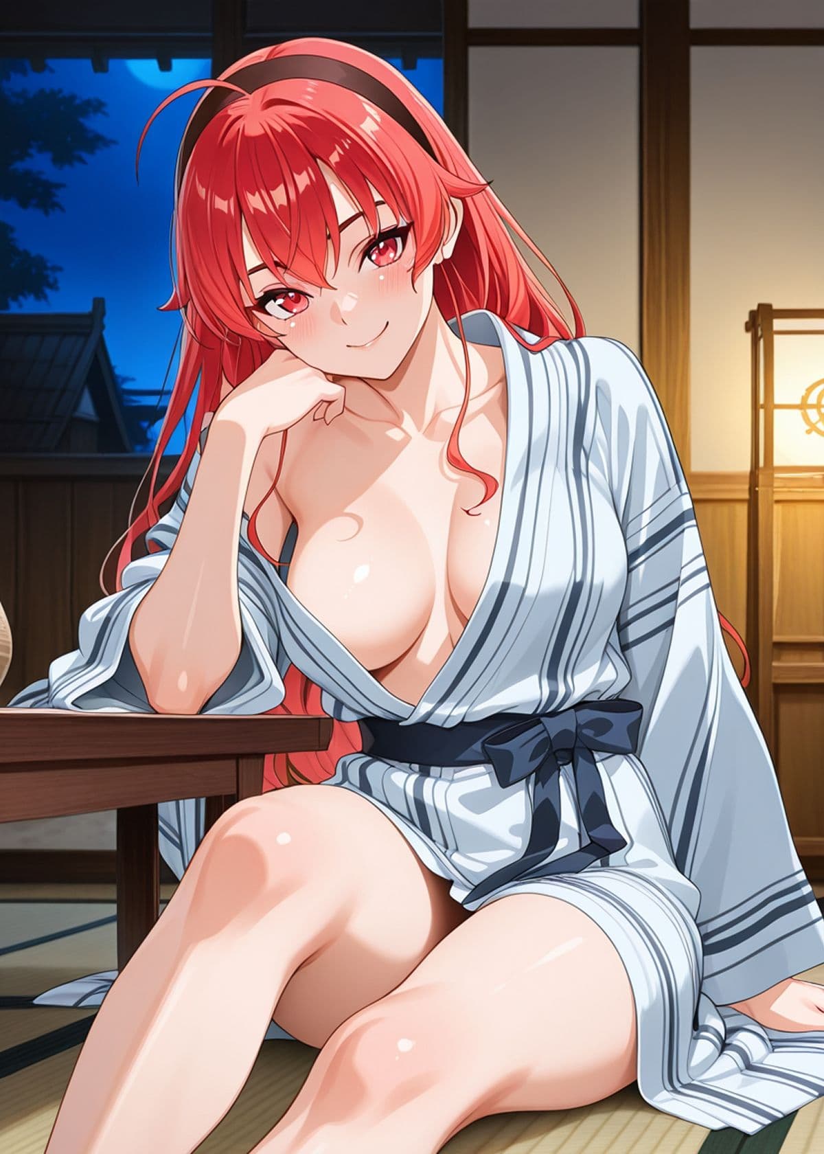 純愛転生AI版 異世界行ったらエリスと結婚 初夜にイチャラブして愛を確かめあう サンプル10