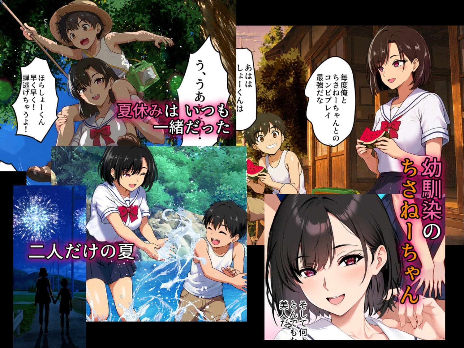 空蝉の唄〜幼馴染の人妻女将と、年に一度の逢瀬〜 サンプル1