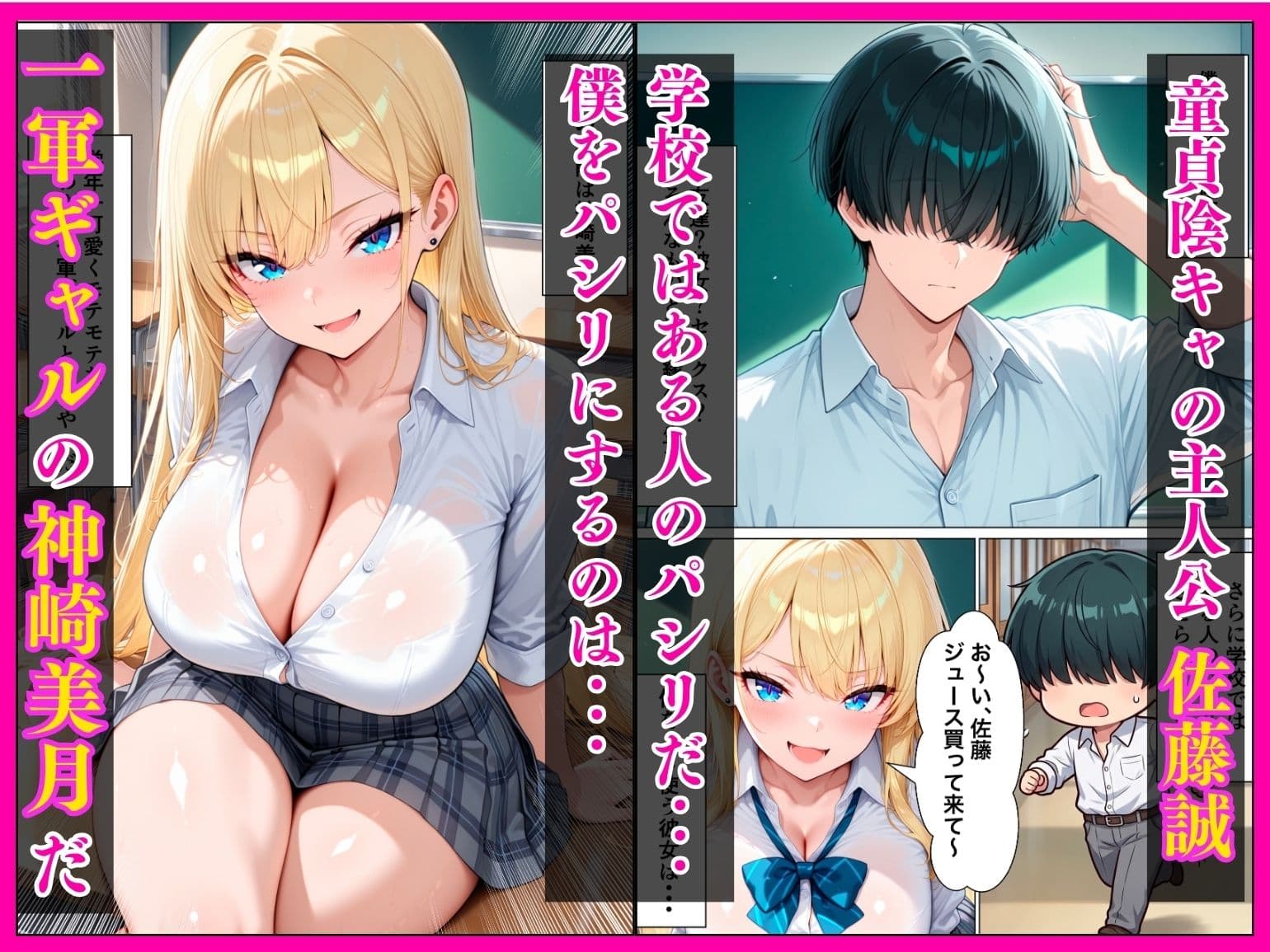 レンタル彼女を呼んだらクラスの一軍ギャルが来た話 サンプル1